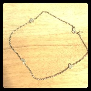 Sun, moon and star anklet